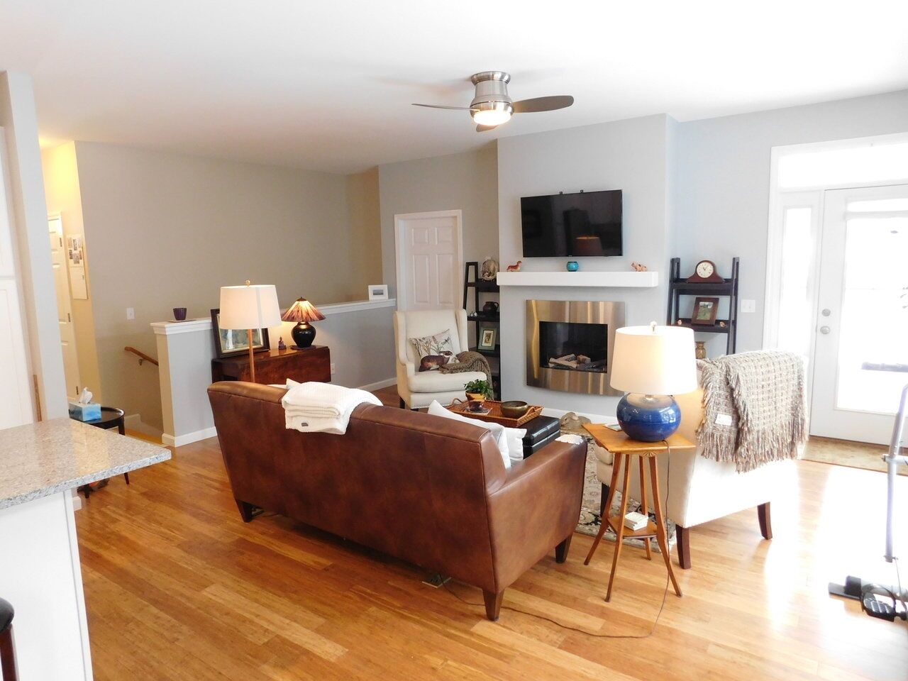 11 green field - living room